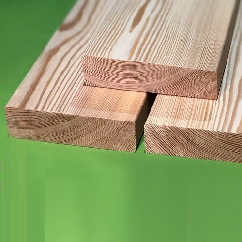 Палубная доска из лиственницы класс В 40x140x3000 мм